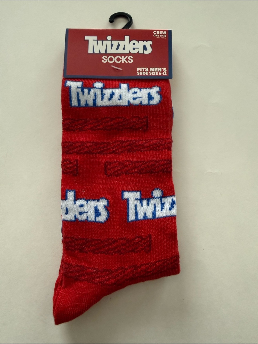 Twizzlers Socks Fits Men’s Shoe Size 6-12